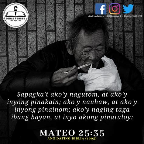 iniyot ako ni ninong|Mateo 25:42 Sapagka't ako'y nagutom, at hindi ninyo ako .